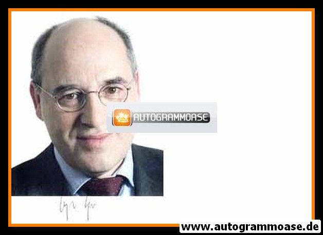 Autogramm Politik | LINKE | Gregor GYSI | 2000er (Portrait Color) 4