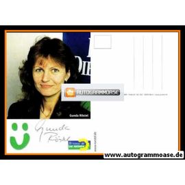 Autogramm Politik | GRÜNE | Gunda RÖSTEL | 1990er (Portrait Color)