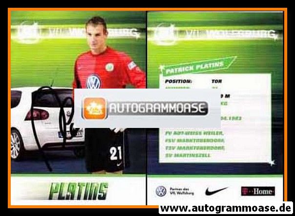 Autogramm Fussball | VfL Wolfsburg | 2007-1 | Patrick PLATINS