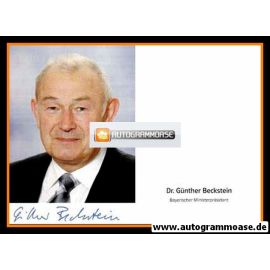 Autogramm Politik | CSU | Günther BECKSTEIN | 2000er (Portrait Color)