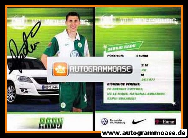 Autogramm Fussball | VfL Wolfsburg | 2007-1 | Sergiu RADU