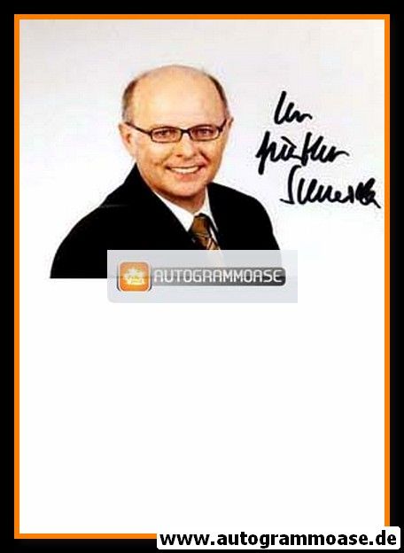 Autogramm Politik | CDU | Günther SCHNEIDER | 2010er Foto (Portrait Color)