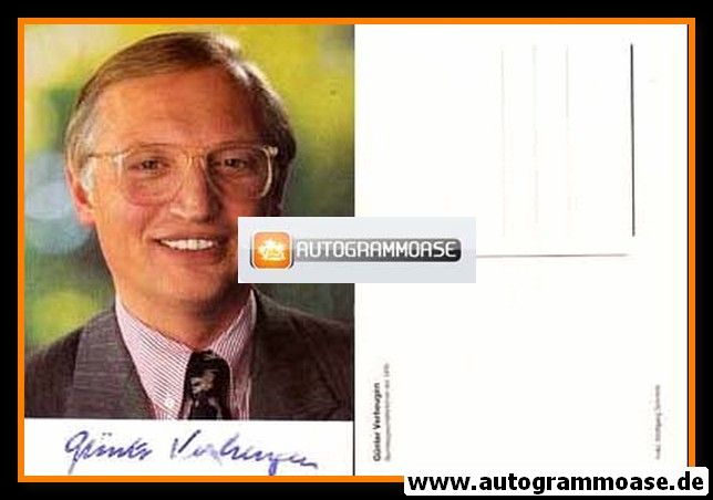 Autogramm Politik | SPD | Günter VERHEUGEN | 1980er (Portrait Color)