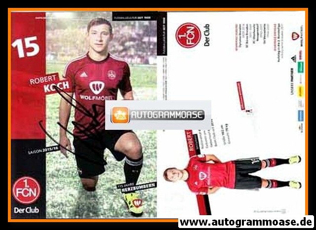 Autogramm Fussball | 1. FC Nürnberg | 2015 | Robert KOCH