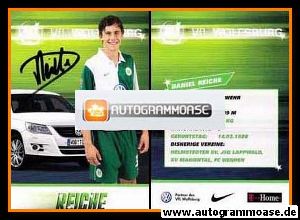 Autogramm Fussball | VfL Wolfsburg | 2007-1 | Daniel REICHE