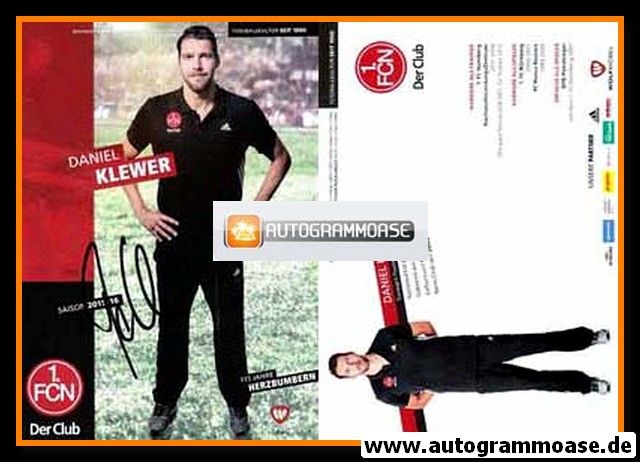 Autogramm Fussball | 1. FC Nürnberg | 2015 | Daniel KLEWER