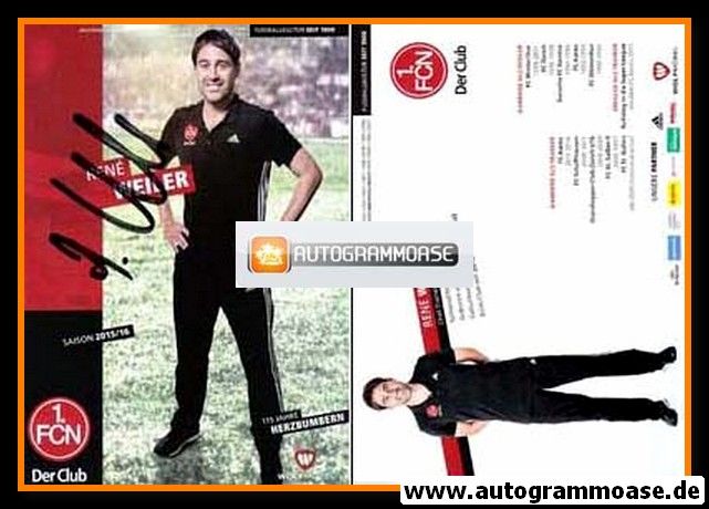 Autogramm Fussball | 1. FC Nürnberg | 2015 | Rene WEILER