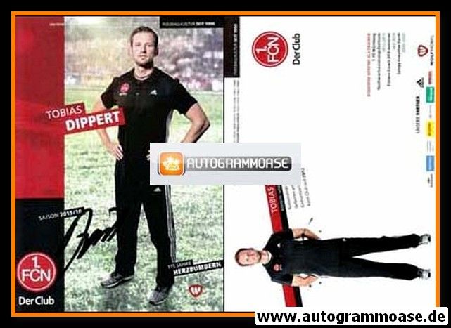 Autogramm Fussball | 1. FC Nürnberg | 2015 | Tobias DIPPERT