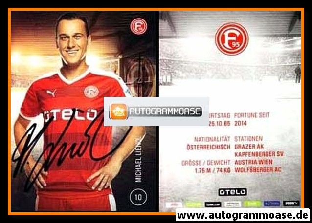 Autogramm Fussball | Fortuna Düsseldorf | 2015 | Michael LIENDL