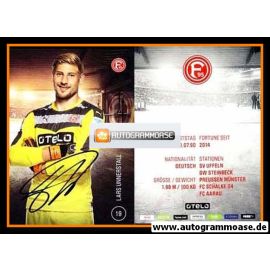 Autogramm Fussball | Fortuna Düsseldorf | 2015 | Lars UNNERSTALL