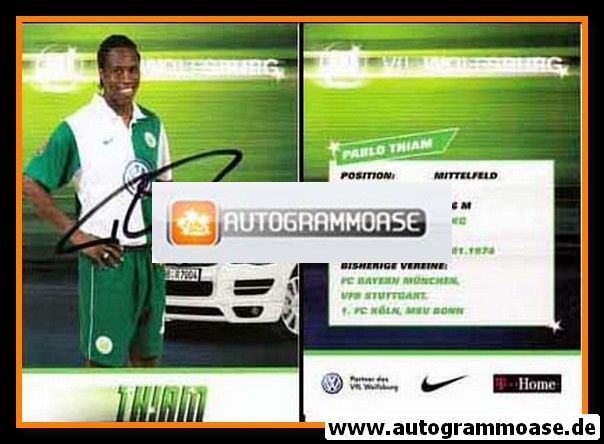 Autogramm Fussball | VfL Wolfsburg | 2007-1 | Pablo THIAM