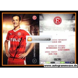 Autogramm Fussball | Fortuna Düsseldorf | 2015 | Christian GARTNER