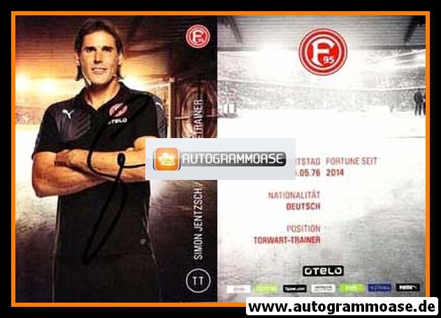 Autogramm Fussball | Fortuna Düsseldorf | 2015 | Simon JENTZSCH