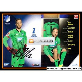 Autogramm Fussball | TSG 1899 Hoffenheim | 2015 | Oliver BAUMANN