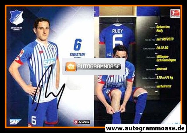 Autogramm Fussball | TSG 1899 Hoffenheim | 2015 | Sebastian RUDY