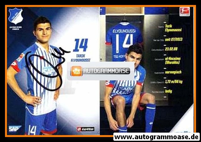 Autogramm Fussball | TSG 1899 Hoffenheim | 2015 | Tarik ELYOUNOUSSI