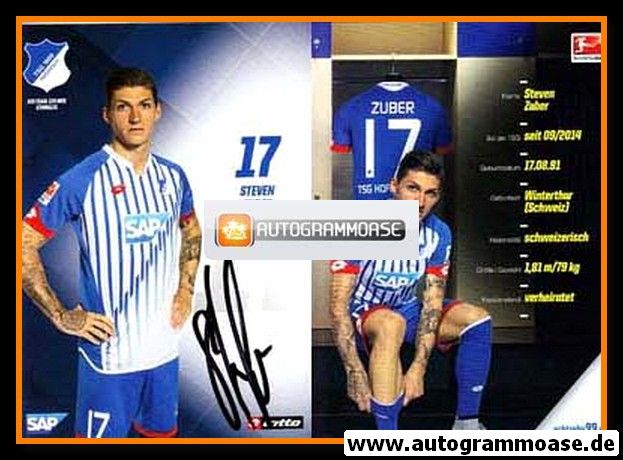 Autogramm Fussball | TSG 1899 Hoffenheim | 2015 | Steven ZUBER