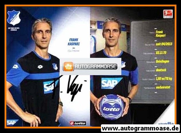 Autogramm Fussball | TSG 1899 Hoffenheim | 2015 | Frank KASPARI