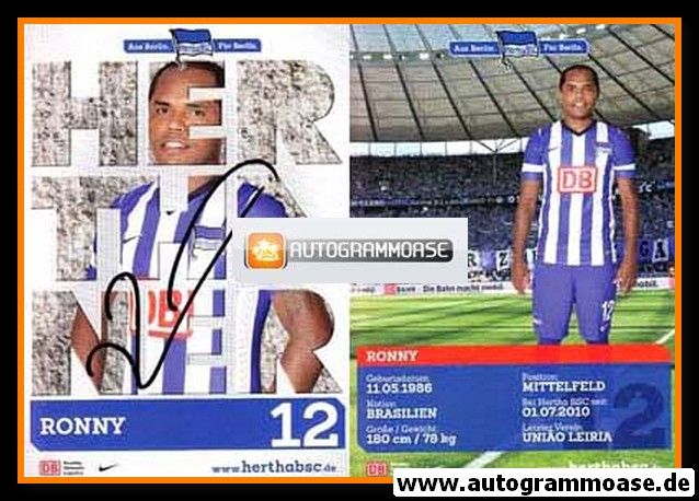 Autogramm Fussball | Hertha BSC Berlin | 2013 | RONNY