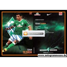 Autogramm Fussball | SV Werder Bremen | 2013 | Özkan YILDIRIM