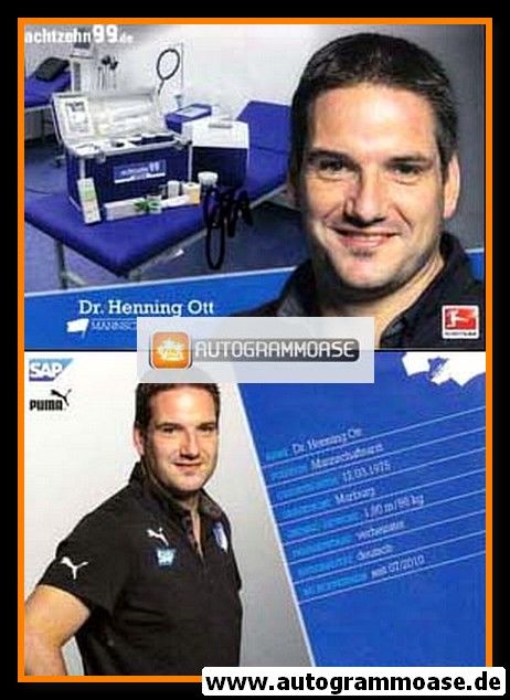 Autogramm Fussball | TSG 1899 Hoffenheim | 2013 | Henning OTT