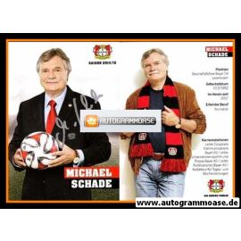 Autogramm Fussball | Bayer Leverkusen | 2014 | Michael SCHADE