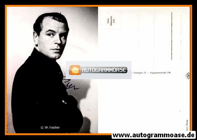 Autogramm Schauspieler | O. W. FISCHER | 1960er (Portrait SW IRMA)
