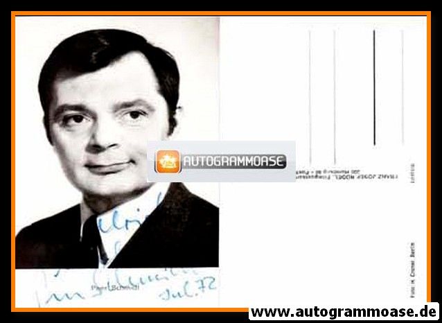 Autogramm Schauspieler | Peer SCHMIDT | 1970er (Portrait SW Rüdel)