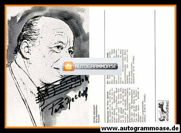 Autogramm Komponist | Peter IGELHOFF | 1970er (Zeichnung SW) Eurodisc