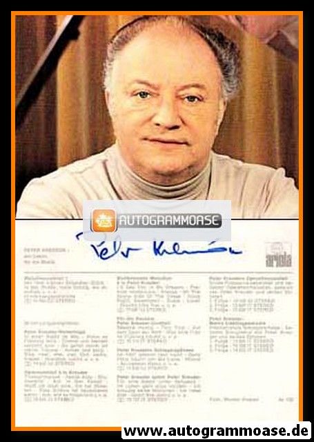 Autogramm Komponist | Peter KREUDER | 1970er (Portrait Color) Ariola