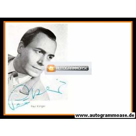 Autogramm Schauspieler | Paul KLINGER | 1960er (Portrait SW)