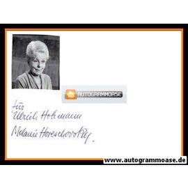 Autograph Schauspieler | Melanie HORESCHOVSKY 