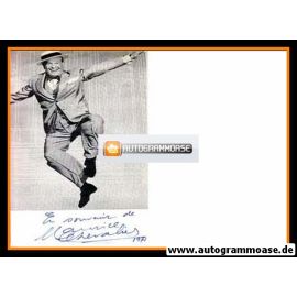 Autogramm Film (Frankreich) | Maurice CHEVALIER | 1960er (Autograph)