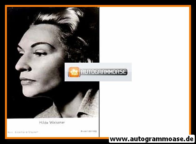 AK Schauspieler | Hilde WEISSNER | 1960er (Portrait SW Rüdel)