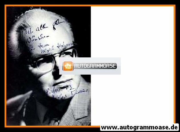 Autogramm Klassik | Herbert BRAUER | 1970er (Portrait SW)