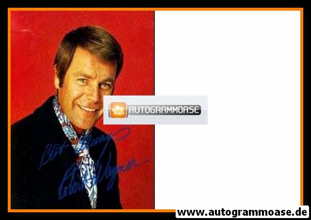 Autogramm Film (USA) | Robert WAGNER | 1970er Druck (Portrait Color)