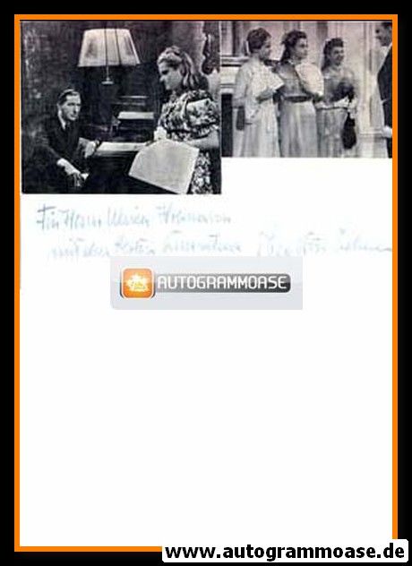 Autograph Schauspieler | Thea WEIS 