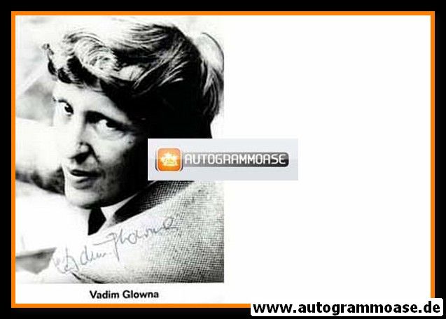 Autogramm Schauspieler | Vadim GLOWNA | 1970er (Portrait SW)