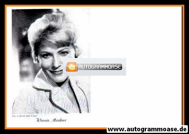 Autogramm Schauspieler | Winnie MARKUS | 1960er (Portrait SW Grimm)