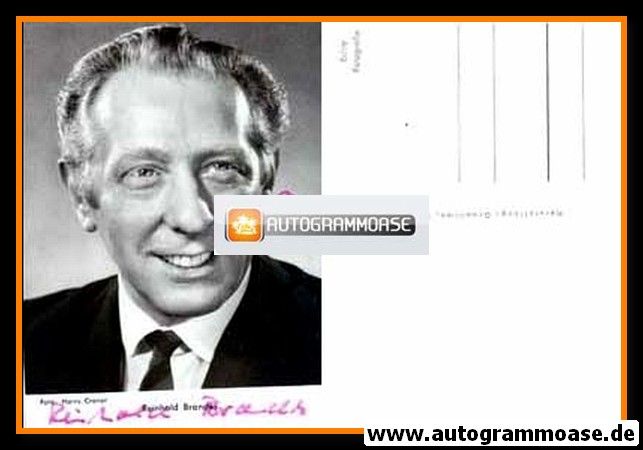 Autogramm Schauspieler | Reinhold BRANDES | 1970er (Portrait SW Graphima)