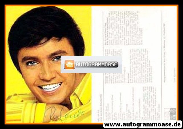 Autogramm Schlager | Rex GILDO | 1969 "Das Grosse Spiel" (Portrait Color Ariola) 2