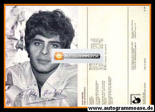 Autogramm Schlager | Ricky SHAYNE | 1970 "Fantastic" (Portrait SW Hansa)