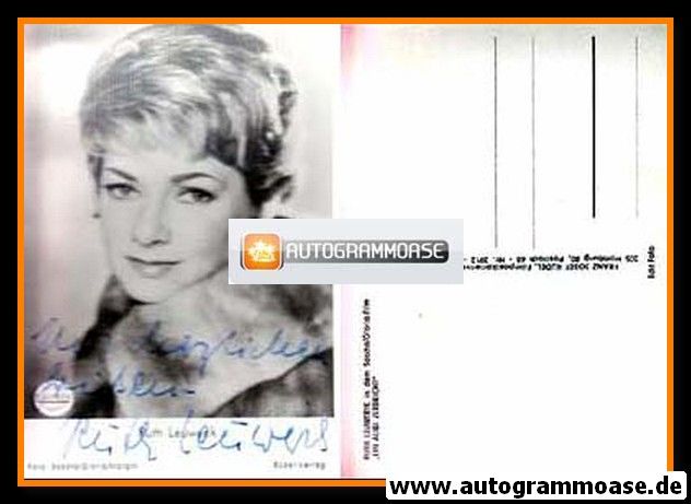 Autogramm Film | Ruth LEUWERIK | 1969 "Ein Alibi Zerbricht" (Rüdel / Kolibri Nr. 3912)