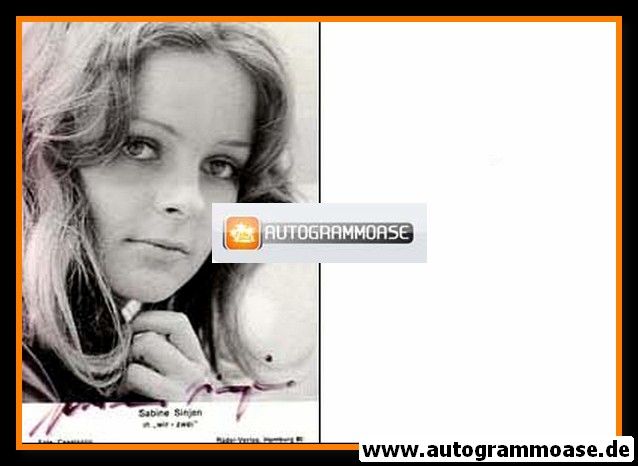 Autogramm Film | Sabine SINJEN | 1970 "Wir - Zwei" (Rüdel)