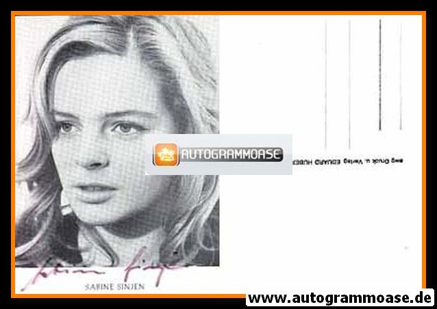 Autogramm Schauspieler | Sabine SINJEN | 1970er (Portrait SW Huber)