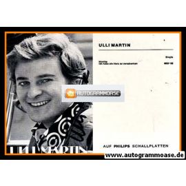 Autogramm Schlager | Ulli MARTIN | 1971 "Monika" (Portrait SW Philips)