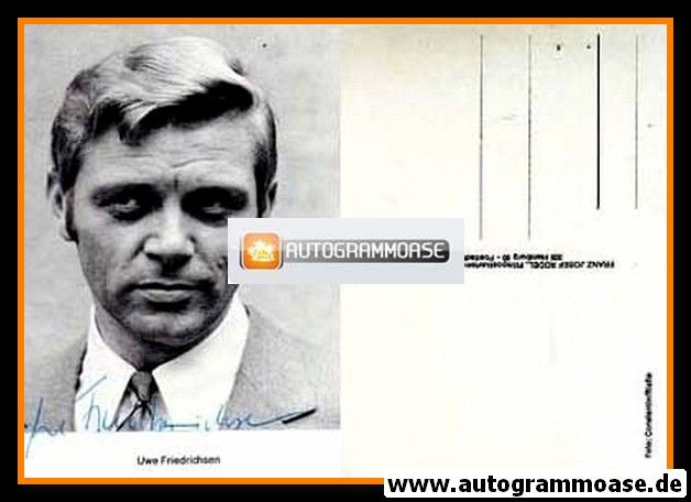 Autogramm Schauspieler | Uwe FRIEDRICHSEN | 1970er (Portrait SW Rüdel) Constantin