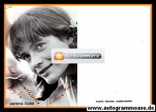 Autogramm Schauspieler | Verena BUSS | 1970er (Portrait SW Tschira)