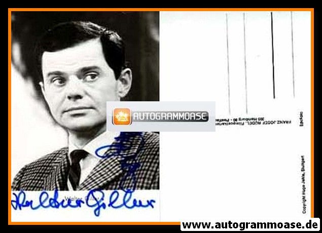 Autogramm Schauspieler | Walter GILLER | 1970er (Portrait SW Rüdel)