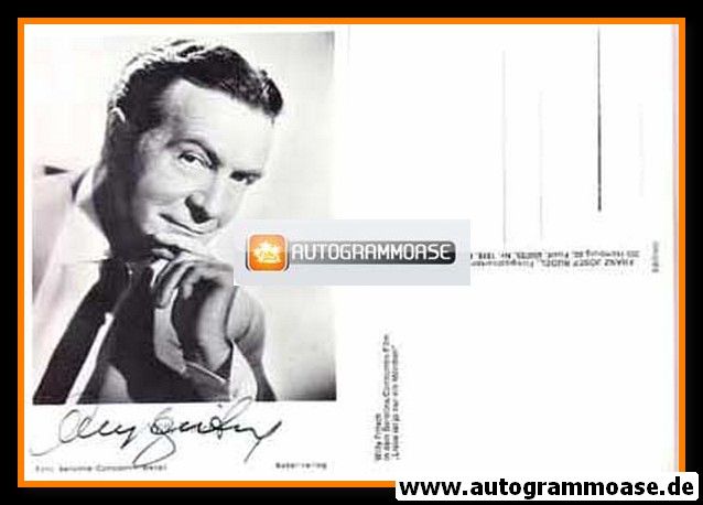 Autogramm Film | Willy FRITSCH | 1955 "Liebe Ist Ja Nur Ein Märchen" Rüdel